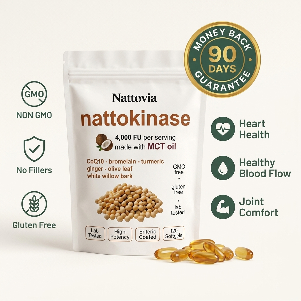 Nattokinase 4,000 FU per Serving with MCT Oil
