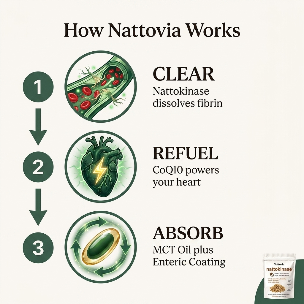 Nattokinase 4,000 FU per Serving with MCT Oil