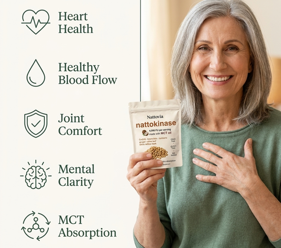 Nattokinase 4,000 FU per Serving with MCT Oil