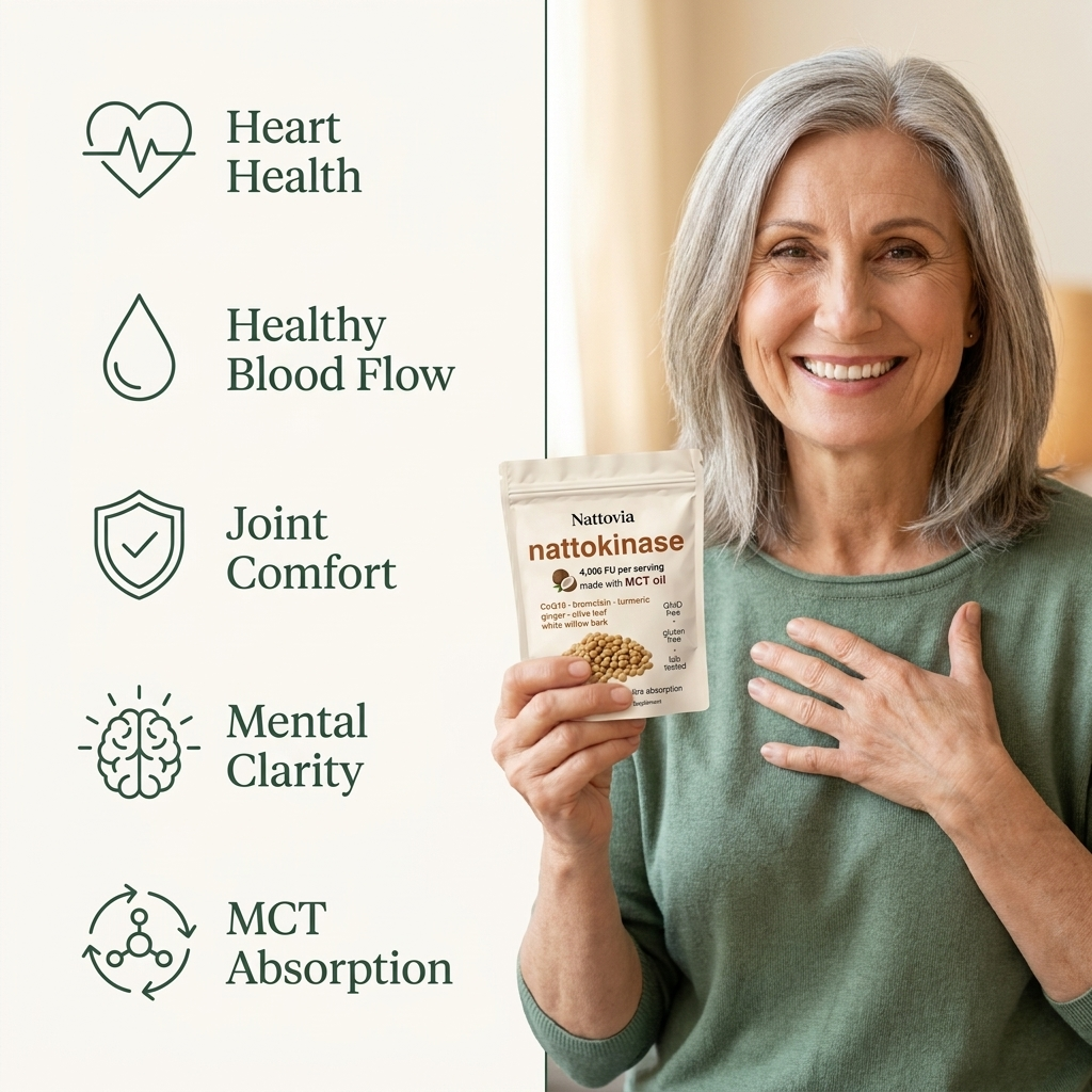 Nattokinase 4,000 FU per Serving with MCT Oil